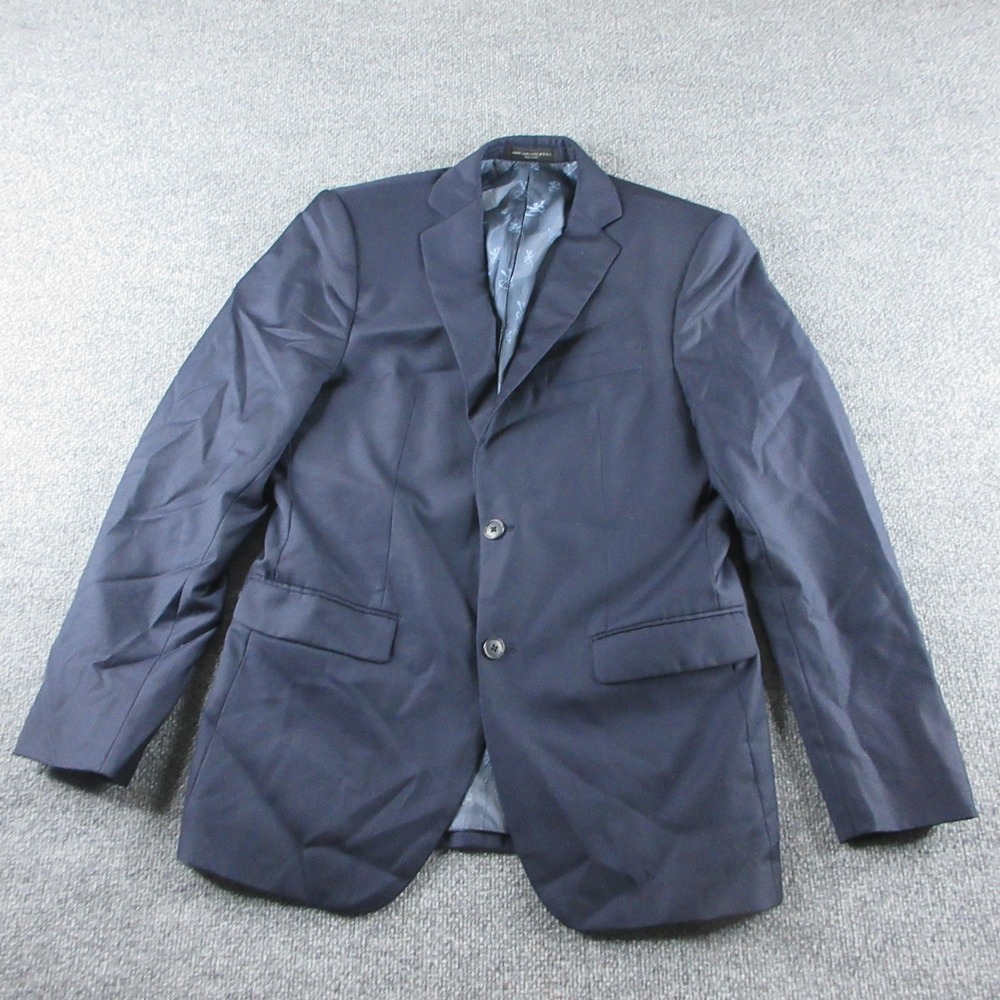 John Varvatos U.S.A. Blazer Mens 38R Blue Wool Bleecker Sport Coat Jacket